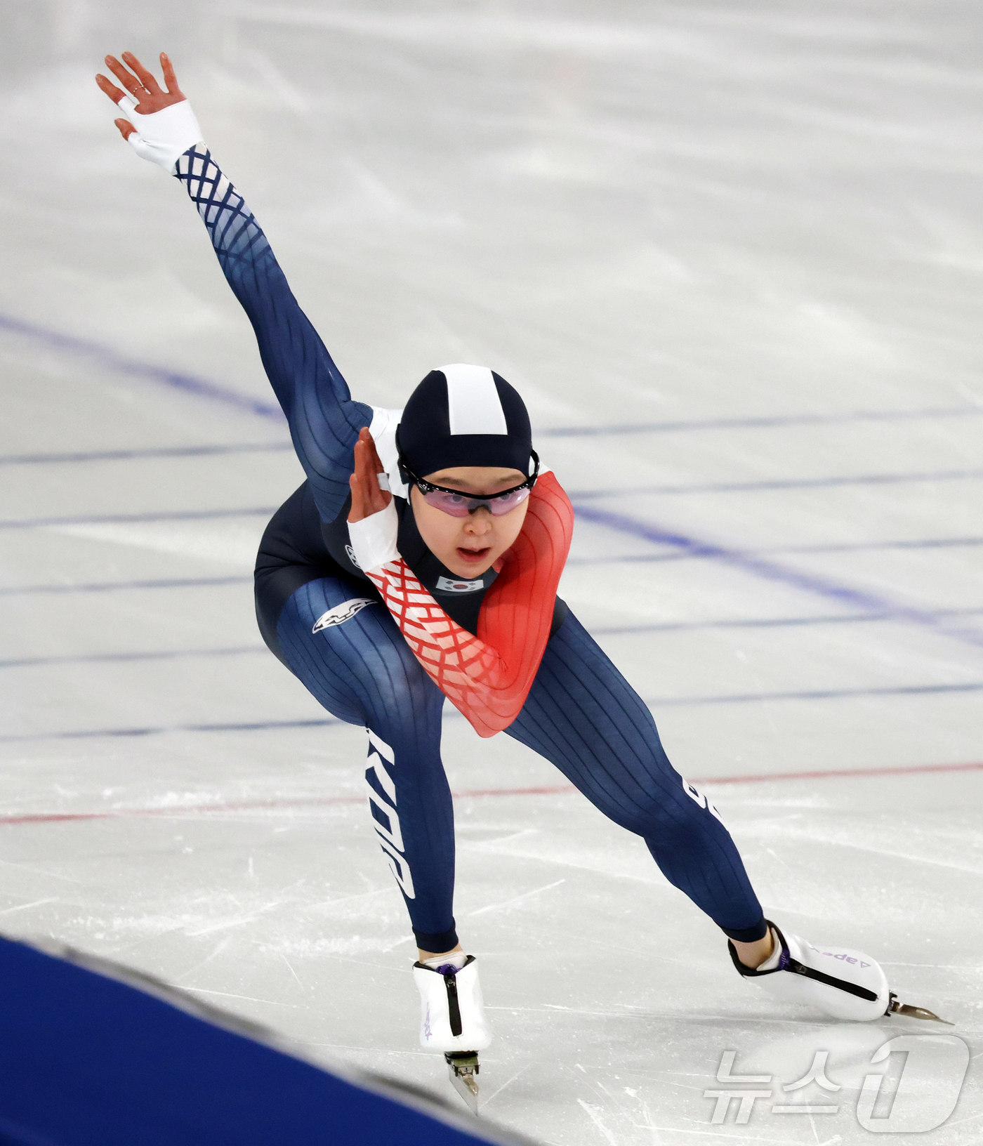 (밀라노=뉴스1) 김진환 기자 = 2026 밀라노·코르티나담페초 동계올림픽 개막을 이틀 앞둔 4일(현지시간) 이탈리아 밀라노 스피드스케이팅 스타디움에서 열리는 여자 스피드스케이팅 …