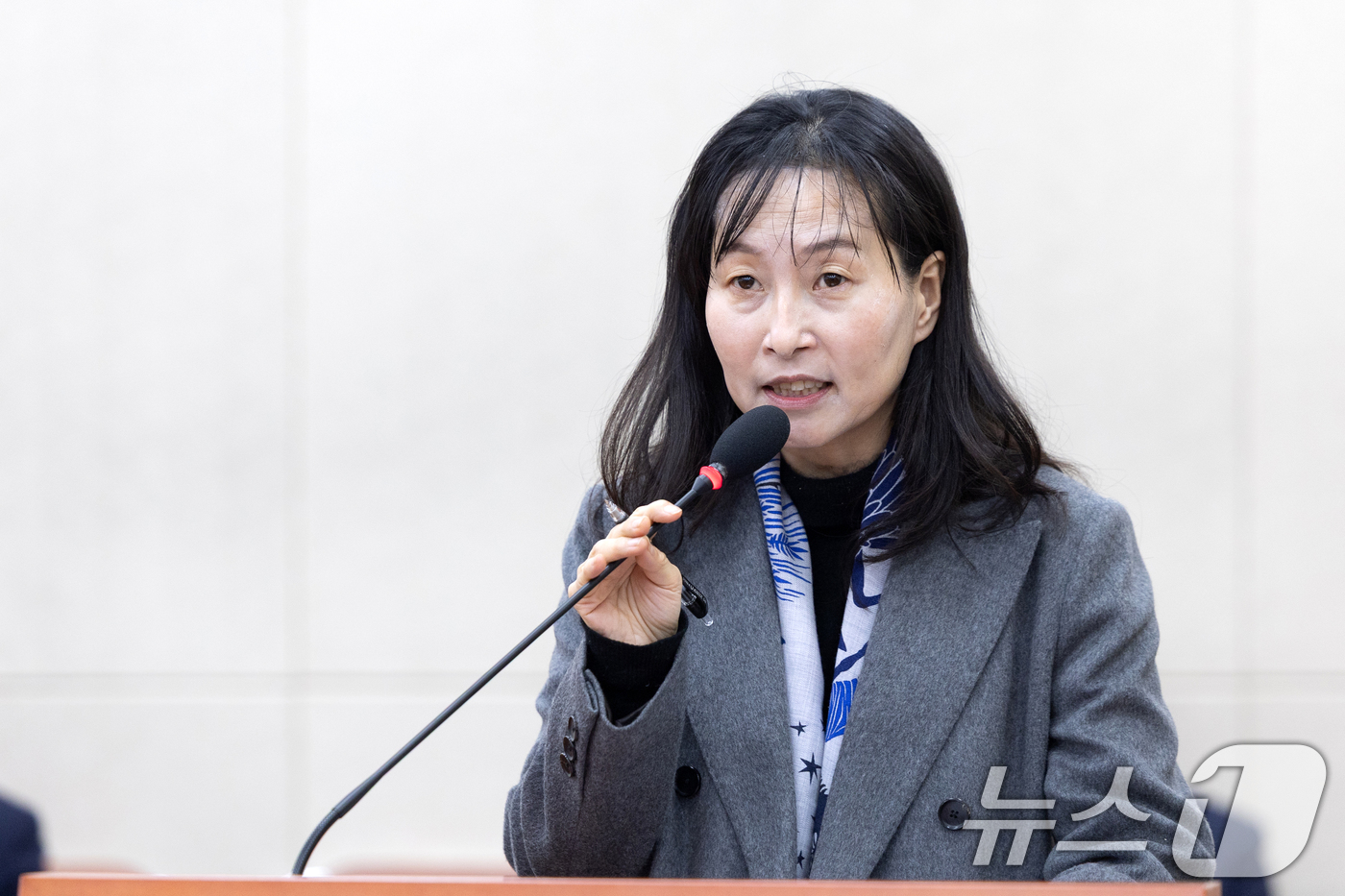 (서울=뉴스1) 이승배 기자 = 5일 서울 여의도 국회에서 열린 제432회국회(임시회) 연금개혁 특별위원회에서 주은선 민간자문위원회 공동위원장이 중간보고하고 있다. 2026.2.5 …