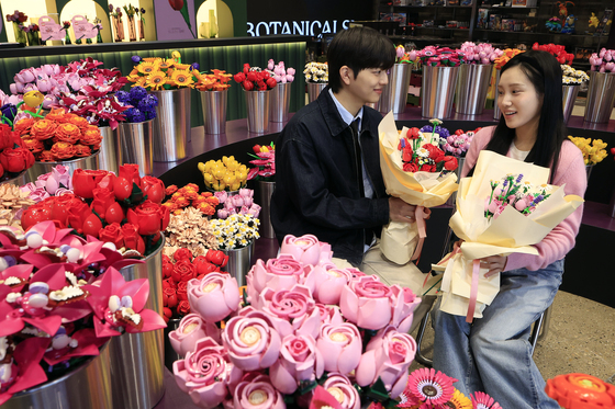 레고 밸런타인데이 팝업에서 인생샷