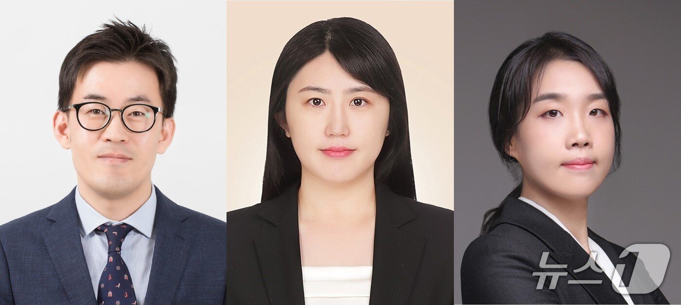 본문 이미지 - (좌측부터) 채영찬 교수, 신경진 박사, 이유진 박사.(UNIST 제공. 재판매 및 DB금지)/뉴스1