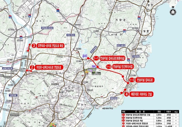 부산 '숙원' 반송터널 뚫린다…도심 혼잡도로 개선 국비 2527억 확보