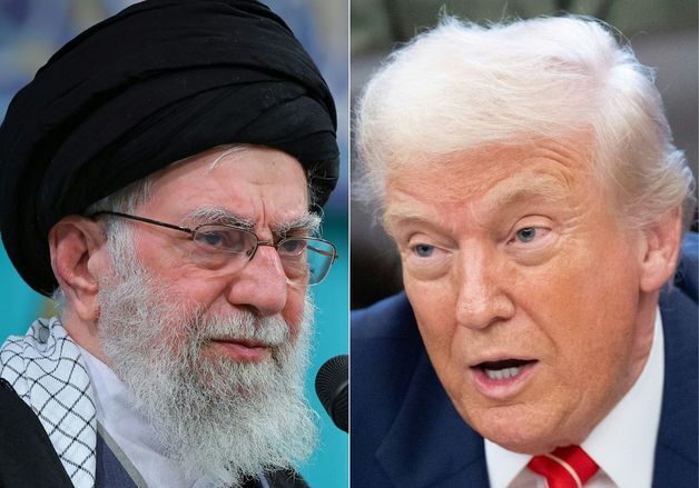 [포토] 이란 최고지도자와 미국 대통령