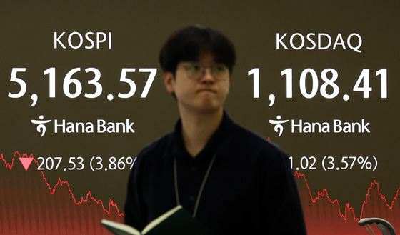 코스피 급락에도 은행주 '밸류업 효과'…카뱅 7% 역주행