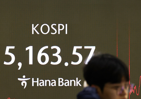 하락 마감한 코스피