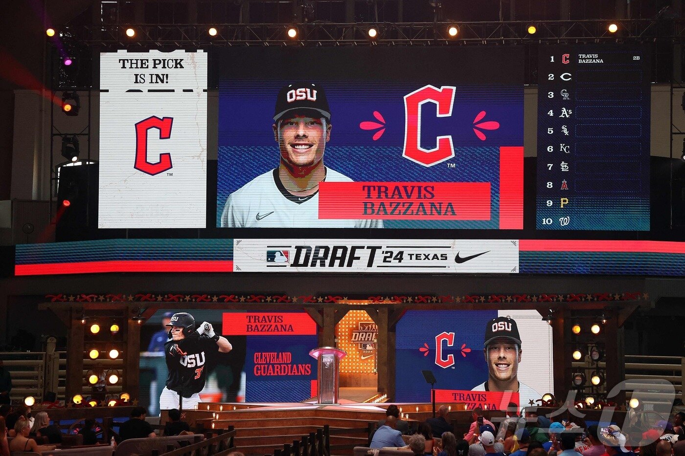 본문 이미지 - 트래비스 바자나는 호주 야구대표팀 유니폼을 입고 2026 WBC에 출전한다. ⓒ AFP=뉴스1