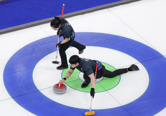 컬링 믹스더블 출전한 김선영·정영석