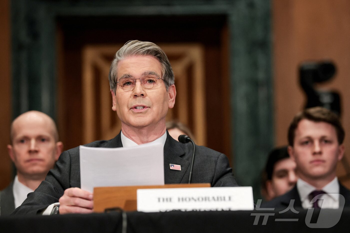 본문 이미지 - 스콧 베선트 미 재무장관. ⓒ 로이터=뉴스1 ⓒ News1 윤다정 기자 ⓒ 로이터=뉴스1