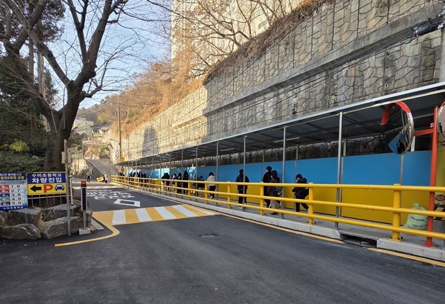 해운대교육지원청, 배화학교 안전 통학로 한 달 앞당겨 '조기 완공'