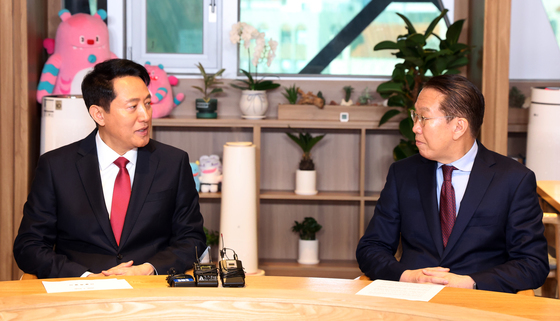 오세훈-권영세, 용산국제업무지구 현안 논의