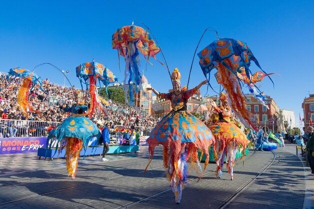 본문 이미지 - 니스 카니발 퍼레이드(OTMNCA 제공)