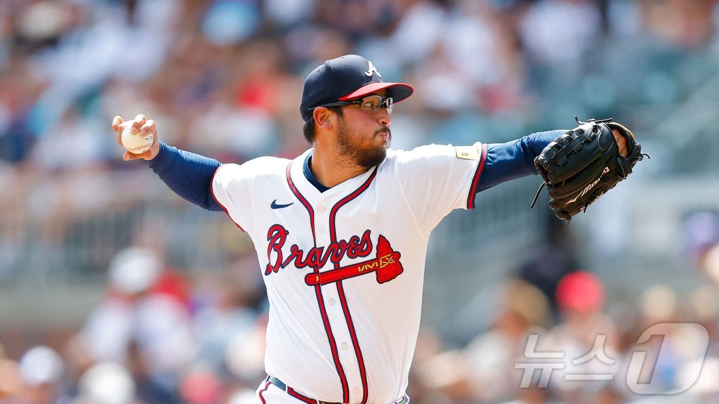 본문 이미지 - 지난해 애틀랜타 브레이브스에서 활약했던 데인 더닝. ⓒ AFP=뉴스1