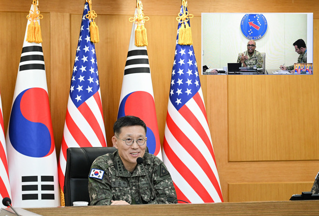 육군총장, 美태평양육군사령관과 화상회의…"역내 안보협력 강화"