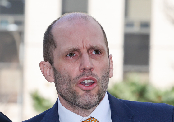 경찰 조사 출석하는 해롤드 로저스 쿠팡 대표