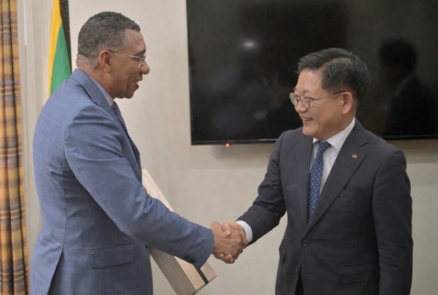 동서발전, 자메이카 총리 예방…"에너지분야 협력의지 재확인"