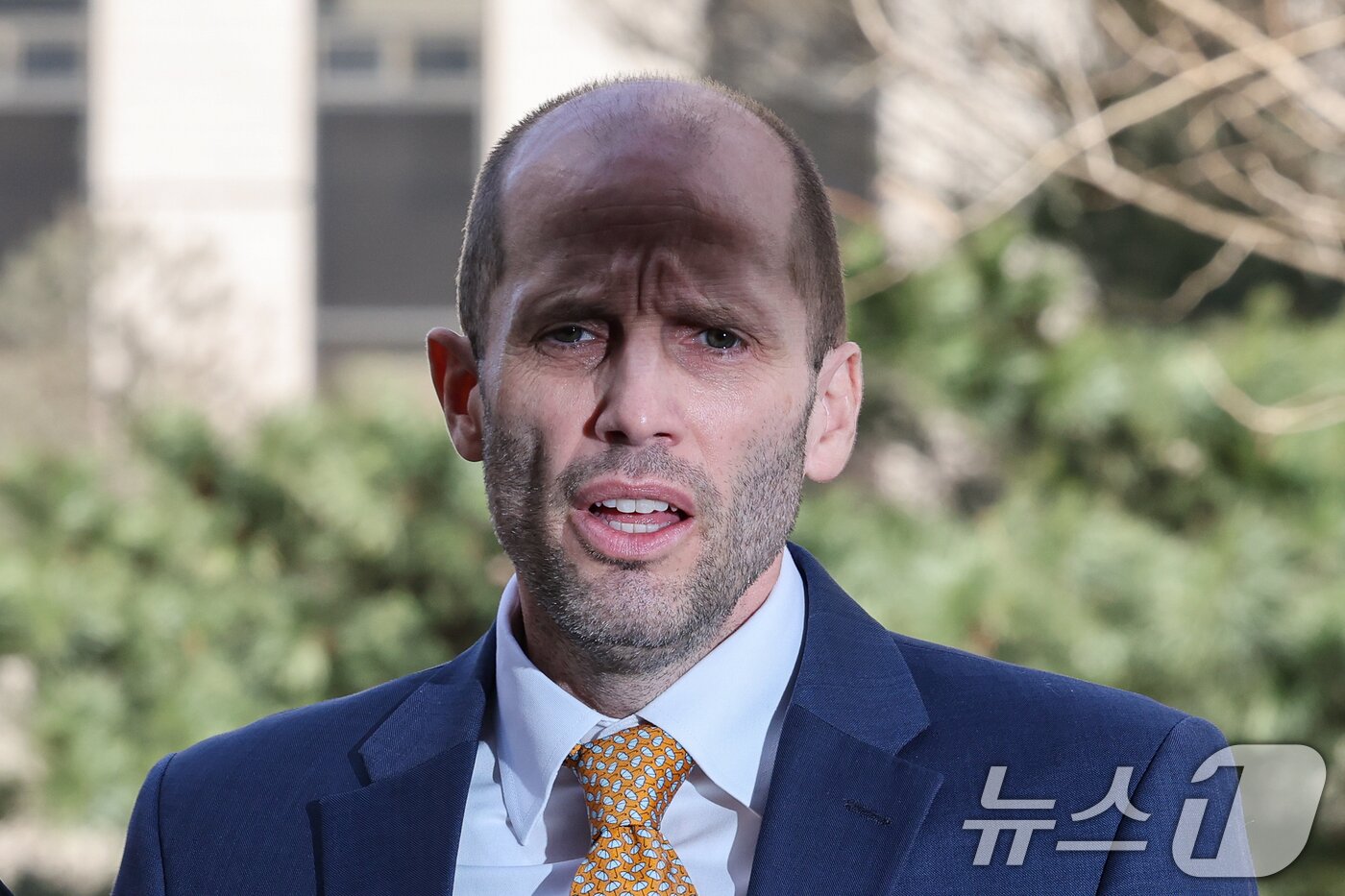 본문 이미지 - 해롤드 로저스 쿠팡 한국법인 임시 대표. 2026.2.6 ⓒ 뉴스1 안은나 기자