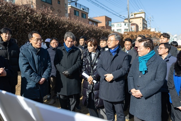 박승원 광명시장 "개웅교 재가설 공사, '도로경사' 보완조치 필요"