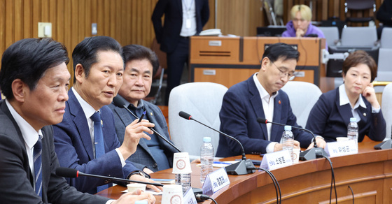 3선 의원 간담회 연 정청래