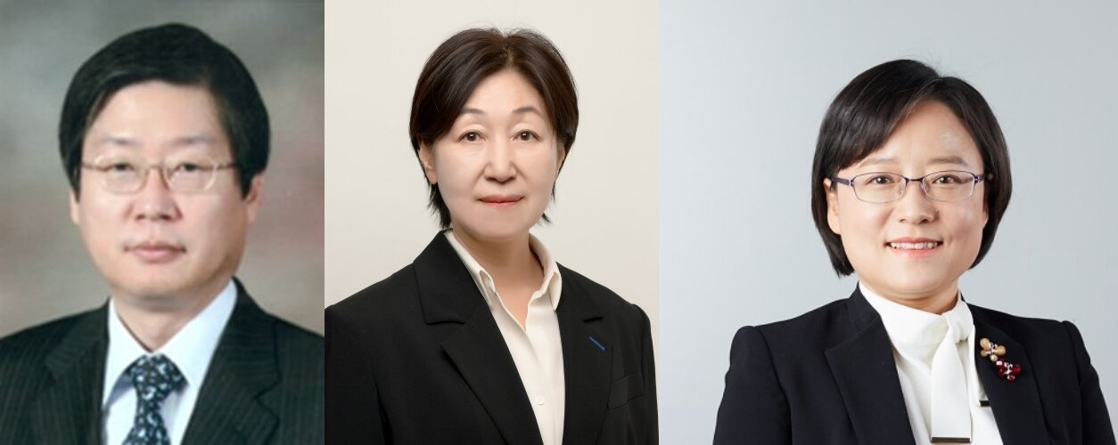 본문 이미지 - 왼쪽부터 순서대로 오영근·김학자 국가인권위원회(인권위) 신임 상임위원, 조숙현 인권위 비상임위원(국가인권위원회 제공)