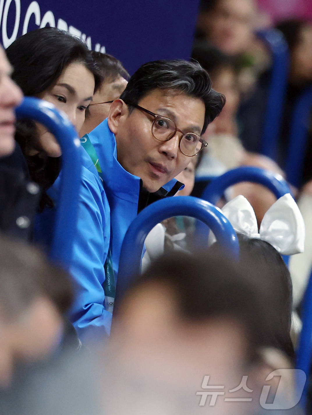 (밀라노=뉴스1) 김진환 기자 = 김재열 국제올림픽위원회(IOC) 집행위원 겸 국제빙상경기연맹(ISU) 회장이 6일(현지시간) 이탈리아 밀라노 아이스 스케이팅 아레나에서 열린 20 …