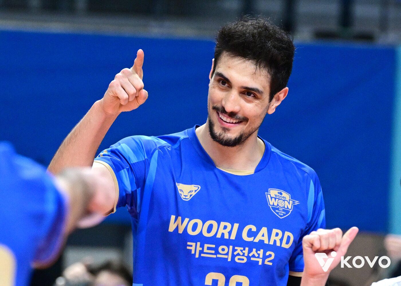 본문 이미지 - 우리카드의 하파엘 아라우조. (KOVO 제공)