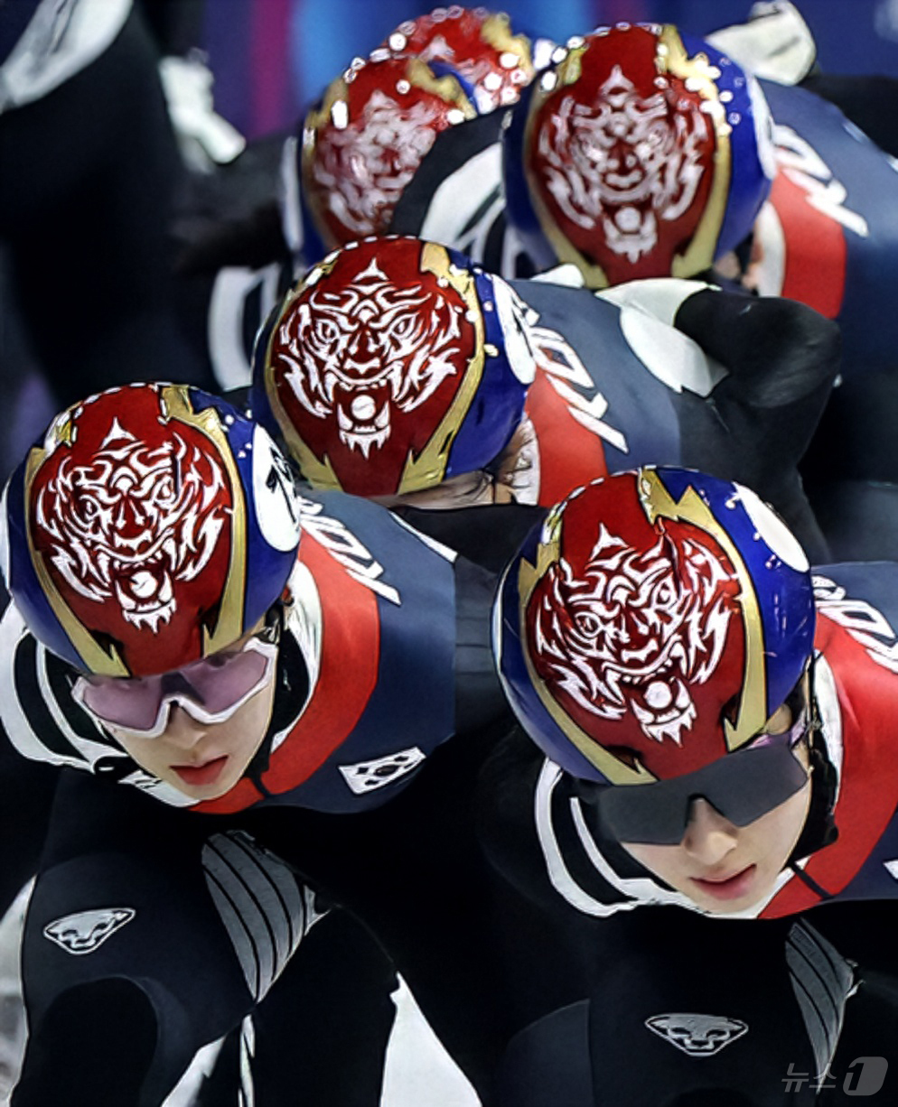 (밀라노=뉴스1) 김진환 기자 = 쇼트트랙 대표팀이 6일(현지시간) 이탈리아 밀라노 아이스 스케이팅 아레나에서 훈련을 하고 있다. 2026.2.6/뉴스1