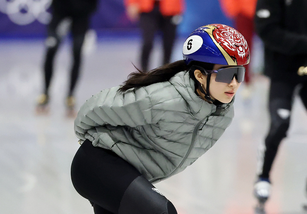 훈련하는 김길리