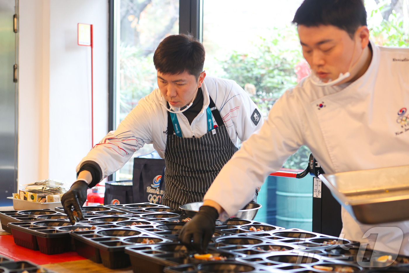 (밀라노=뉴스1) 김성진 기자 = 대한체육회가 2026 밀라노·코르티나담페초 동계 올림픽에 출전하는 대한민국 선수단을 위해 현지 급식지원센터를 운영한다고 밝힌 6일(한국시간) 밀라 …