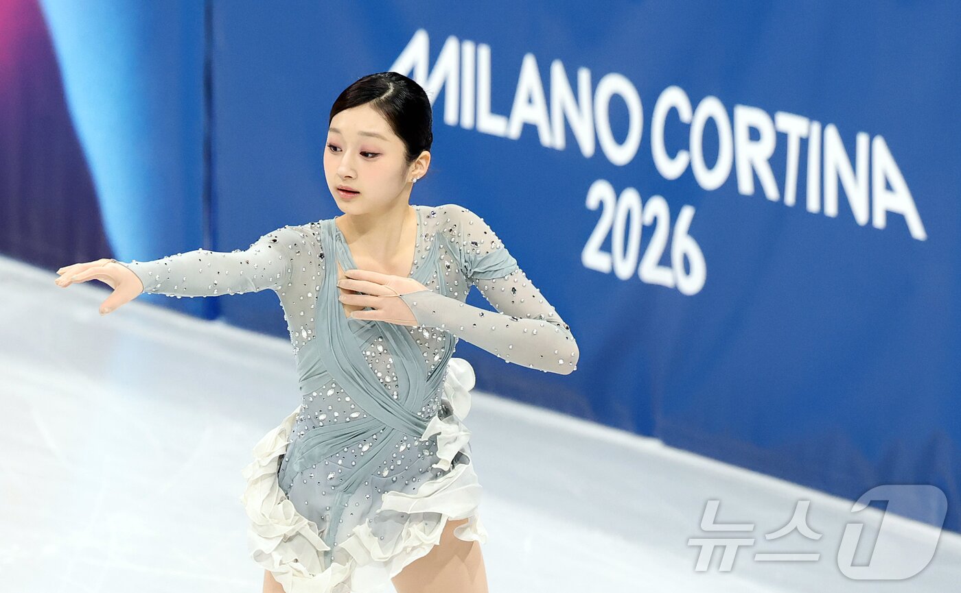 본문 이미지 - 피겨스케이팅 여자 싱글 신지아. ⓒ 뉴스1 김진환 기자
