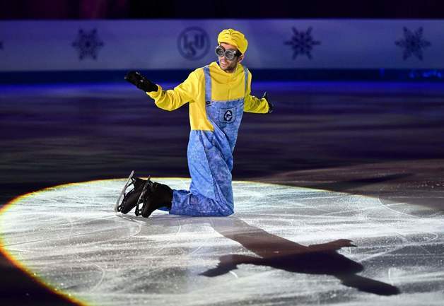 '얼음 위 미니언즈' 볼 수 있다…피겨 사바테, 저작권 문제 해결[올림픽]