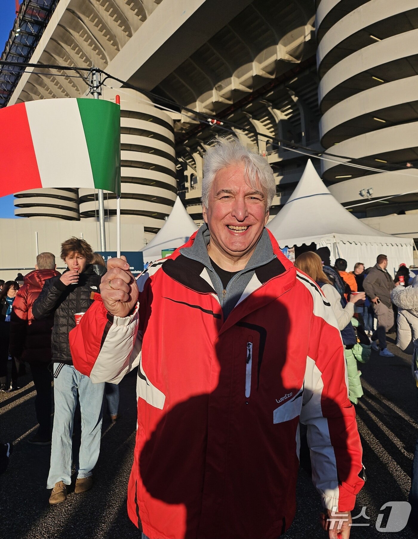 본문 이미지 - 이탈리아 밀라노에서 평생을 살았다는 이탈리아인 알두(61). ⓒ News1 권혁준 기자