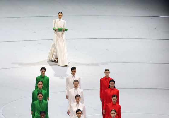 밀라노 동계올림픽 개회식, 이탈리아 국기 등장