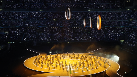 동계올림픽 개회식, 다섯 개의 링