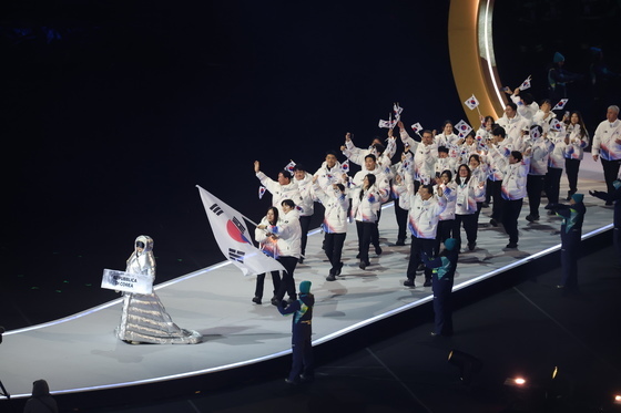 '대한민국 선수단 입장'