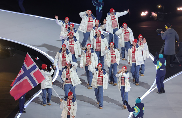 노르웨이 선수단 입장