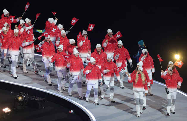 스위스 선수단 입장