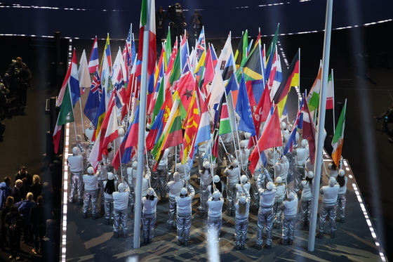밀라노 동계올림픽 '참가국 국기 입장'