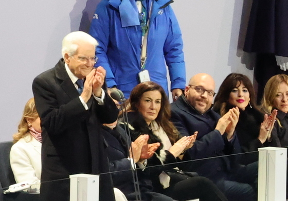 세르지오 마타렐라 대통령 '동계올림픽 개막 선언'