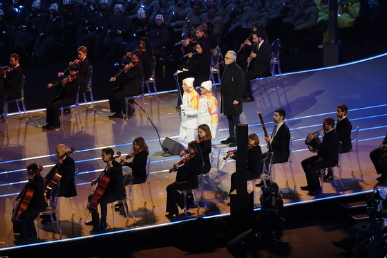 안드레아 보첼리 '성화 봉송 공연을 위해'