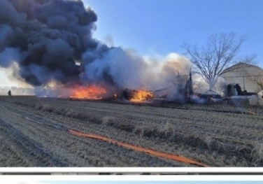 고양 법곳동 비닐하우스서 화재…인명피해 없어