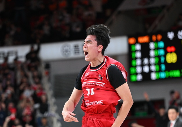 프로농구 정관장, KCC 꺾고 공동 2위 유지…한승희 4쿼터 11점 펄펄(종합)