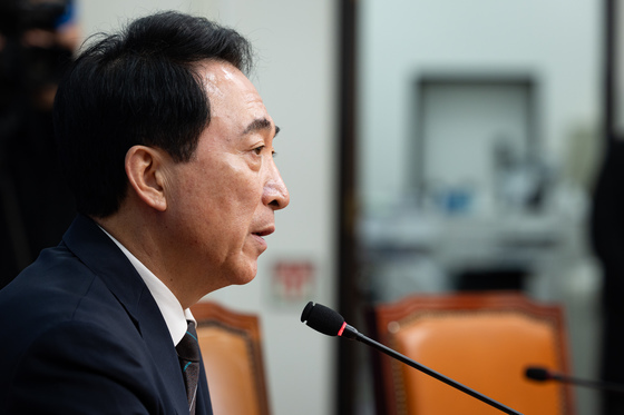 발언하는 박수현 민주당 수석대변인