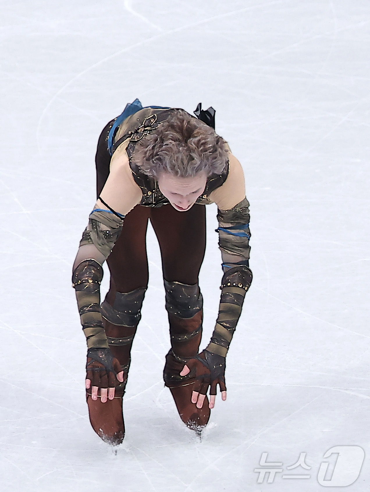 (밀라노=뉴스1) 김성진 기자 = 미국 피겨선수 일리야 말리닌이 7일(현지시간) 이탈리아 밀라노 아이스 스케이팅 아레나에서 열린 2026 밀라노·코르티나담페초 동계올림픽 피겨 스케 …