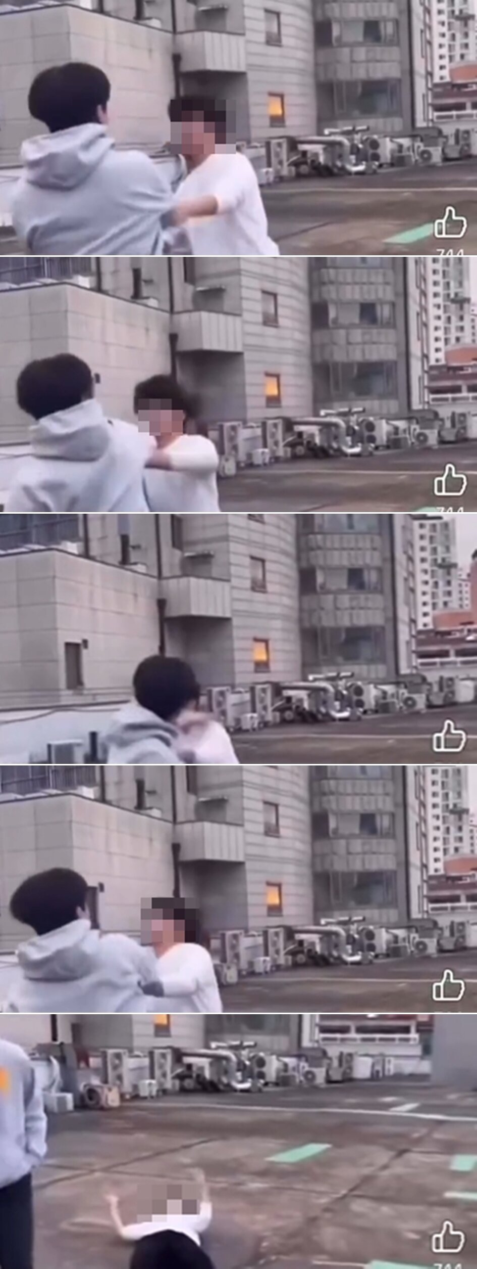 본문 이미지 - 용인 학교 폭력 피해 영상이 공분을 사고 있다.  (사건이 발생한 정확한 시점은 알려지지 않고 있다.)