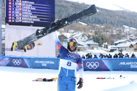 김상겸, 스노보드 평행 대회전 은메달