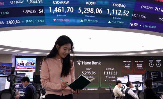 코스피, 반도체 투톱 반등에 3.8% 상승한 5280선 [장중시황]