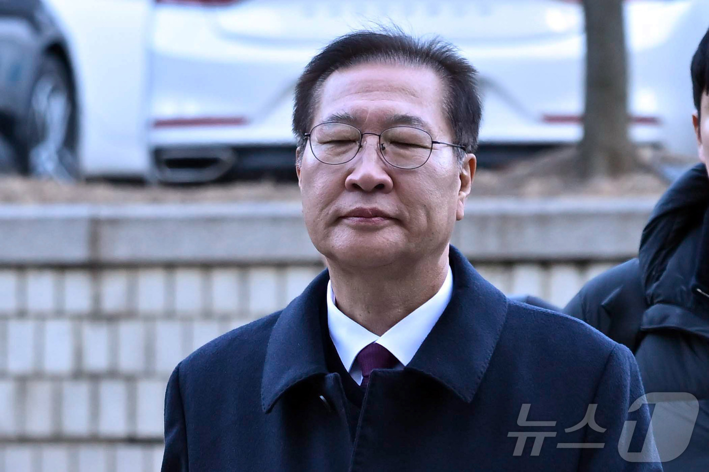 (서울=뉴스1) 황기선 기자 = 내란 중요임무 종사 등 혐의를 받는 박성재 전 법무부 장관이 9일 서울 서초구 서울중앙지방법원에서 열린 2차 공판에 출석하고 있다. (공동취재) 2 …