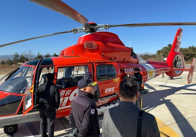 강원소방, 봄철 산불 대비 동해안에 소방헬기 배치