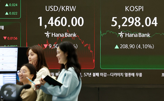 투심 회복에 돌아온 외국인…환율 9.2원 내린 1460.3원 마감(종합)