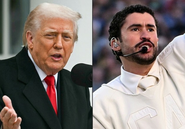 "美위대함 모욕"…트럼프, 슈퍼볼 하프타임쇼 스페인어 공연 분노