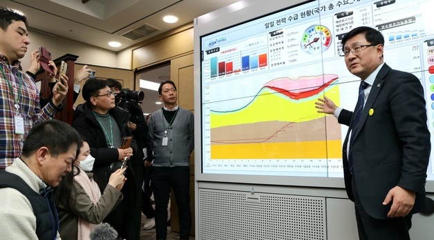 일일 전력 수급 현황 챙기는 김성환 기후에너지부 장관